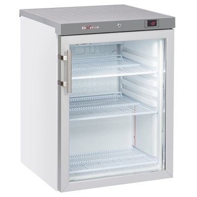 Frigo ventilé, porte vitrée, 200 Litres - blanc WR-PG21-LG